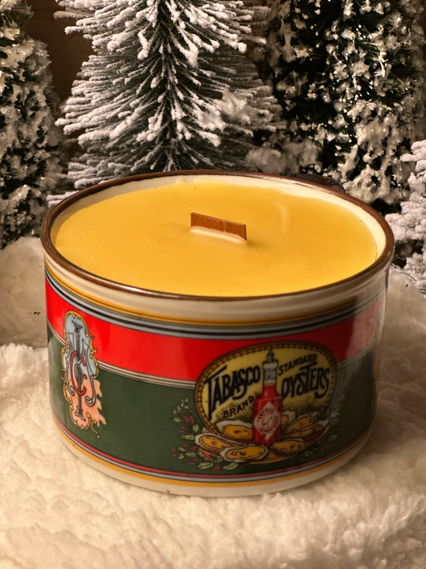 Vintage Tobasco Mug Candle
