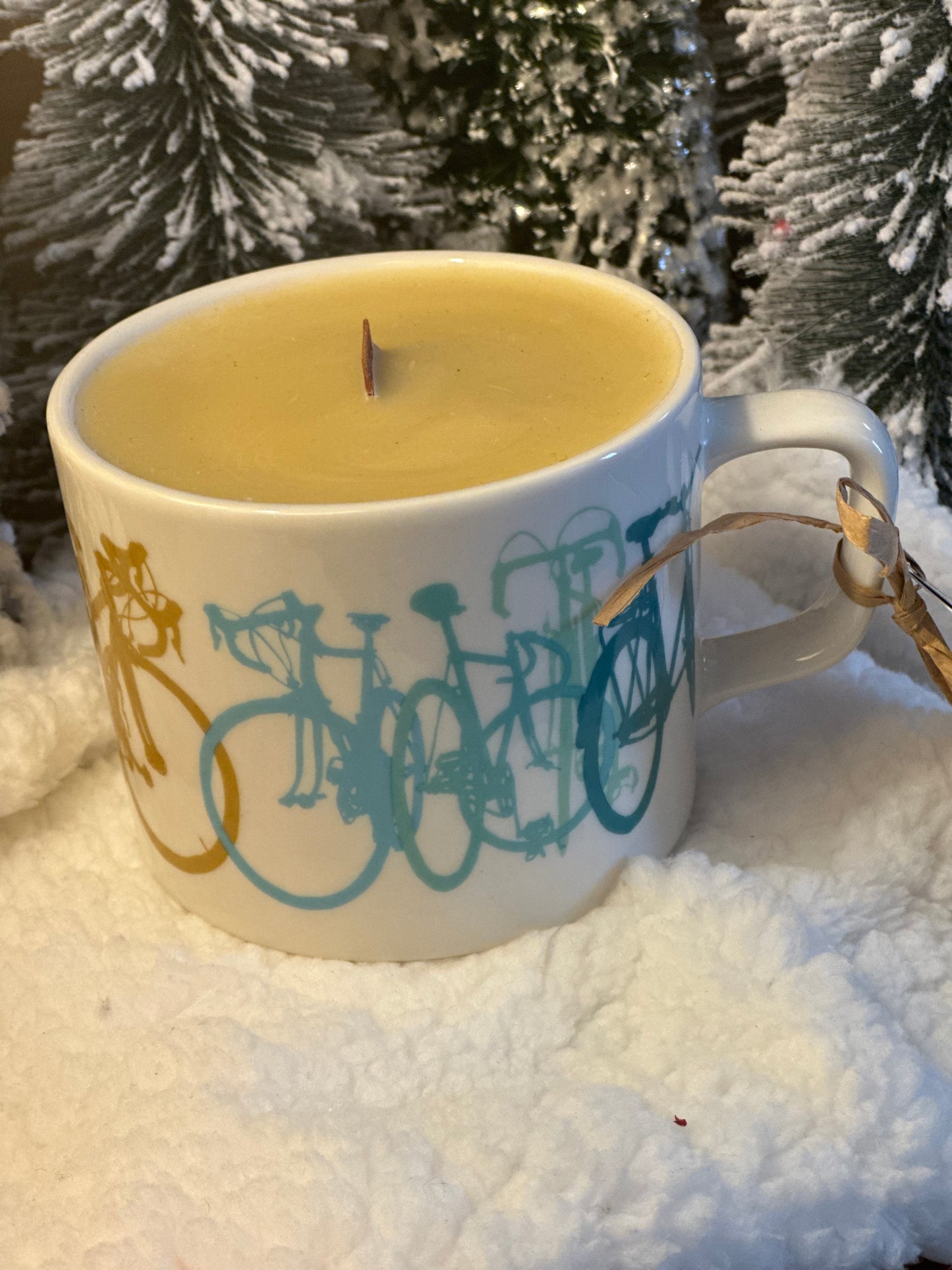 Colorful Bike Mug Candle