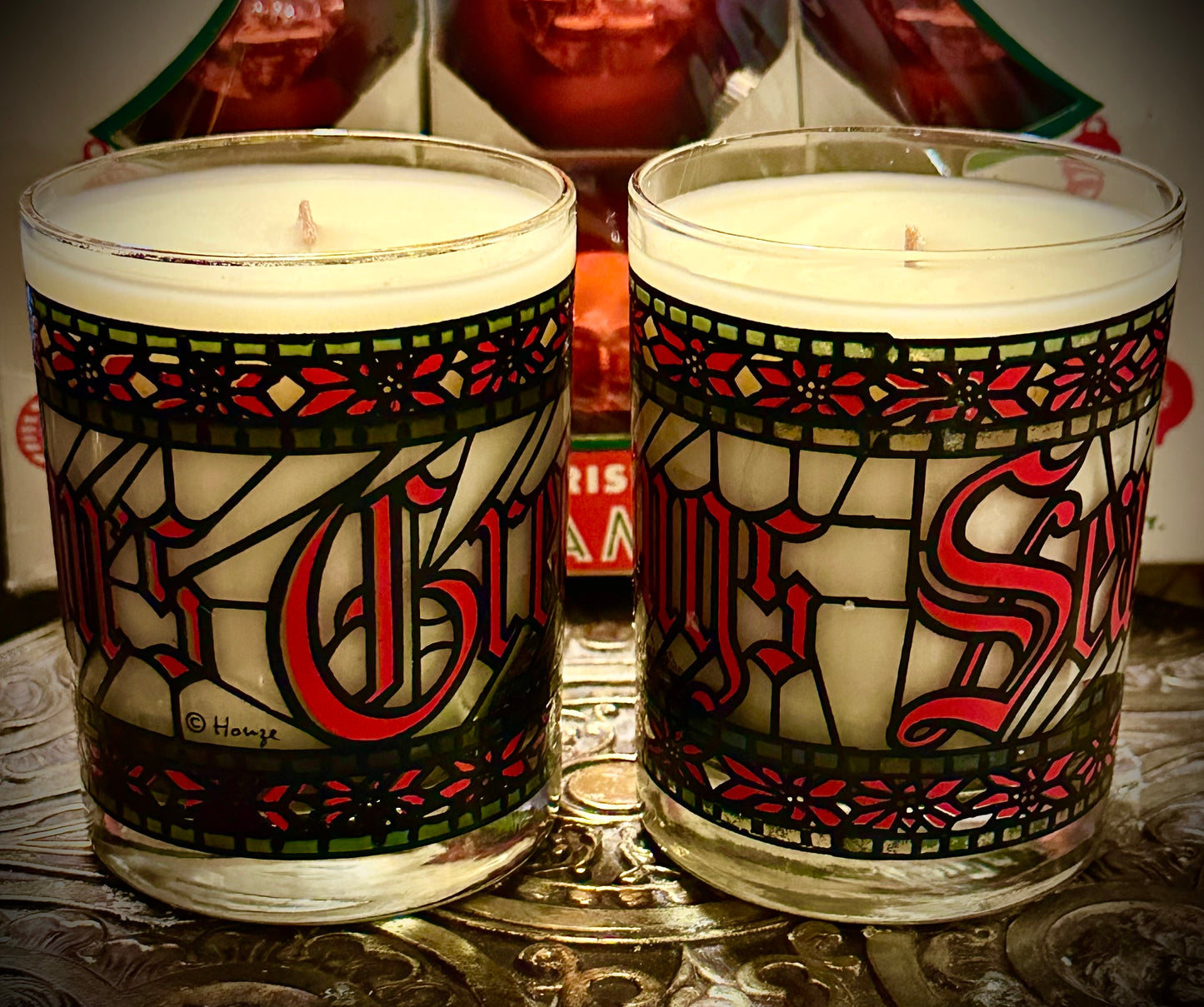 Season’s Greetings Beeswax Candle