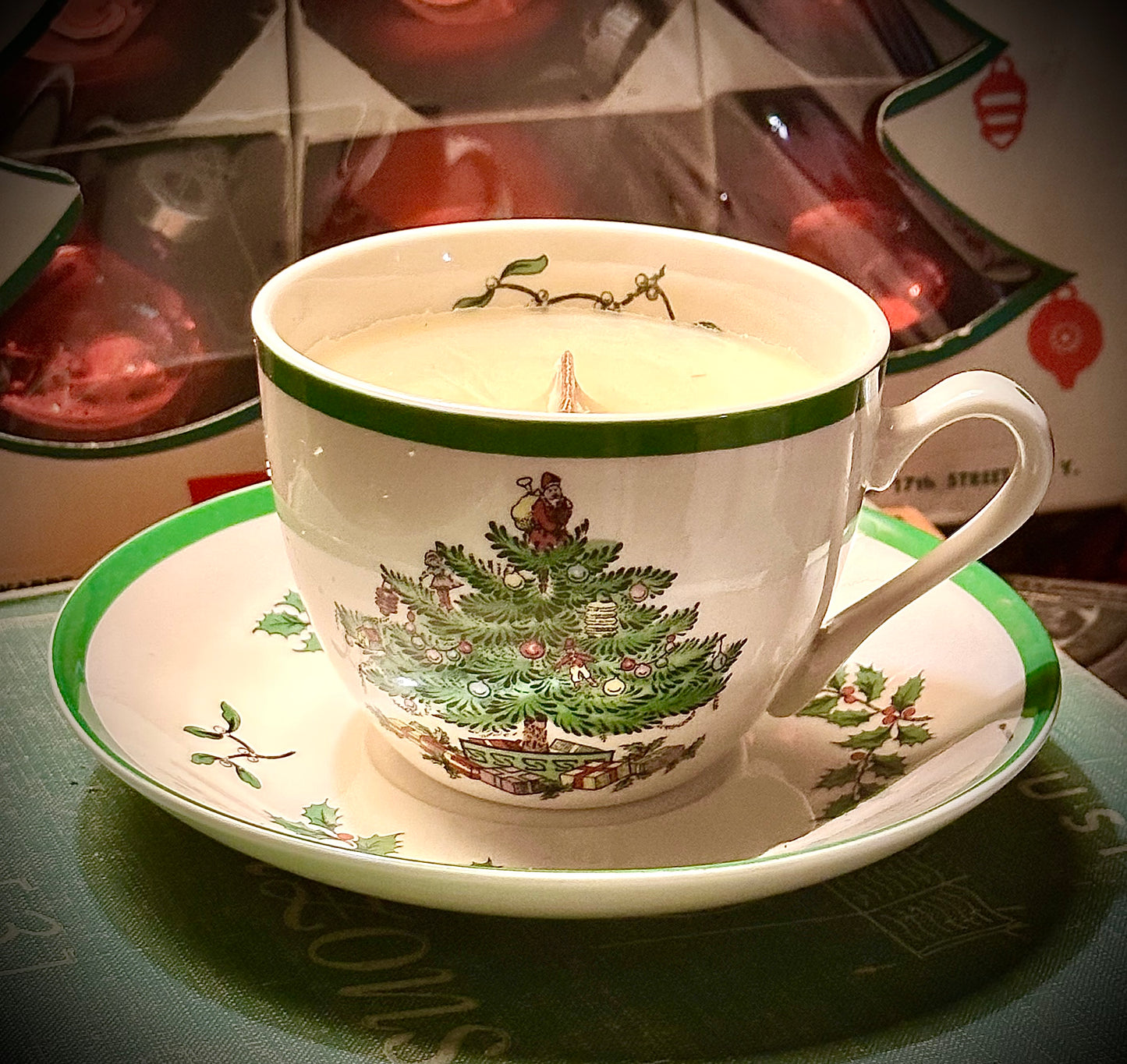 Spode Christmas Teacup Candle