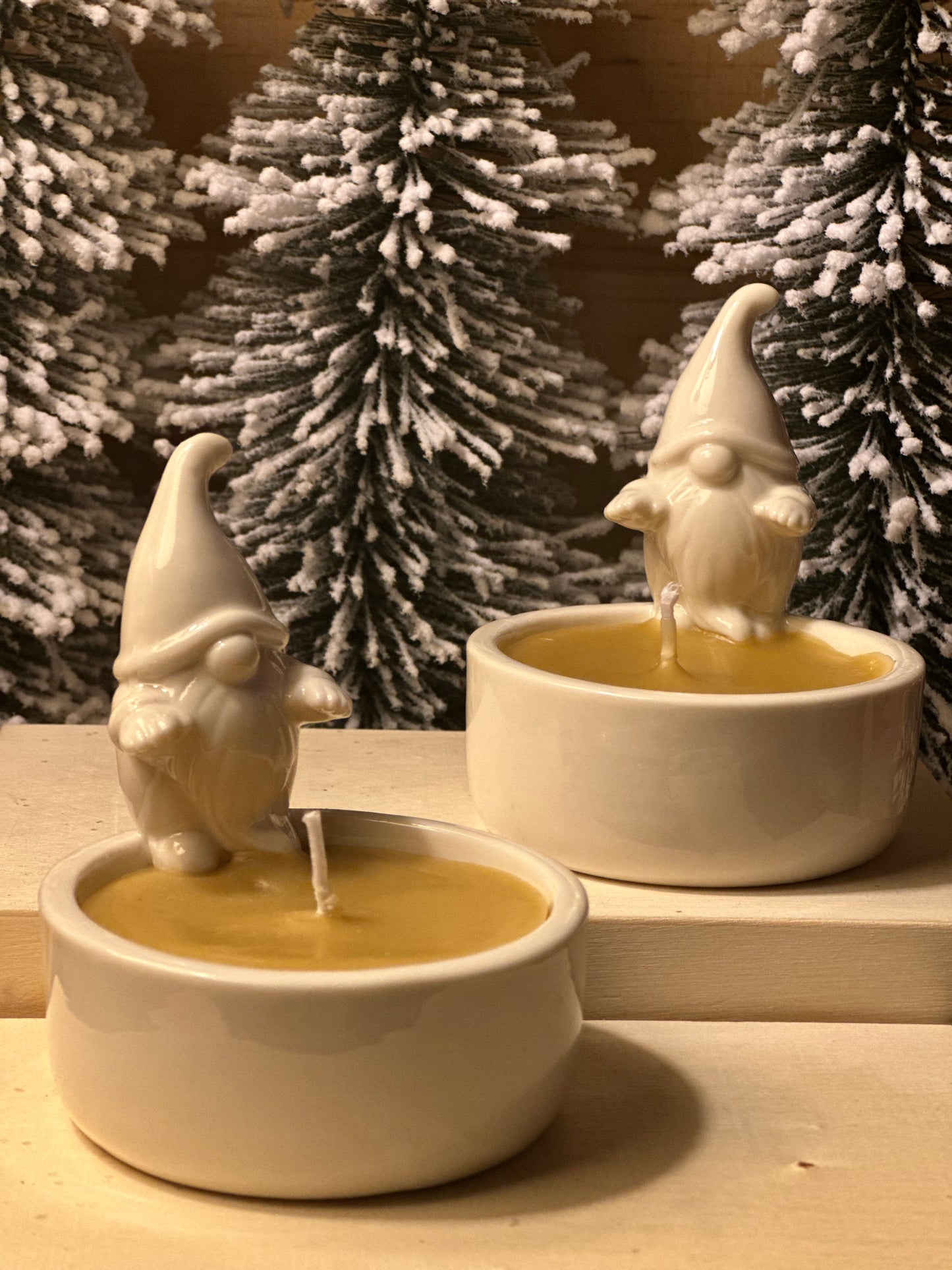 Tiny Gnome by the fireside Limited Holiday Edition Candle