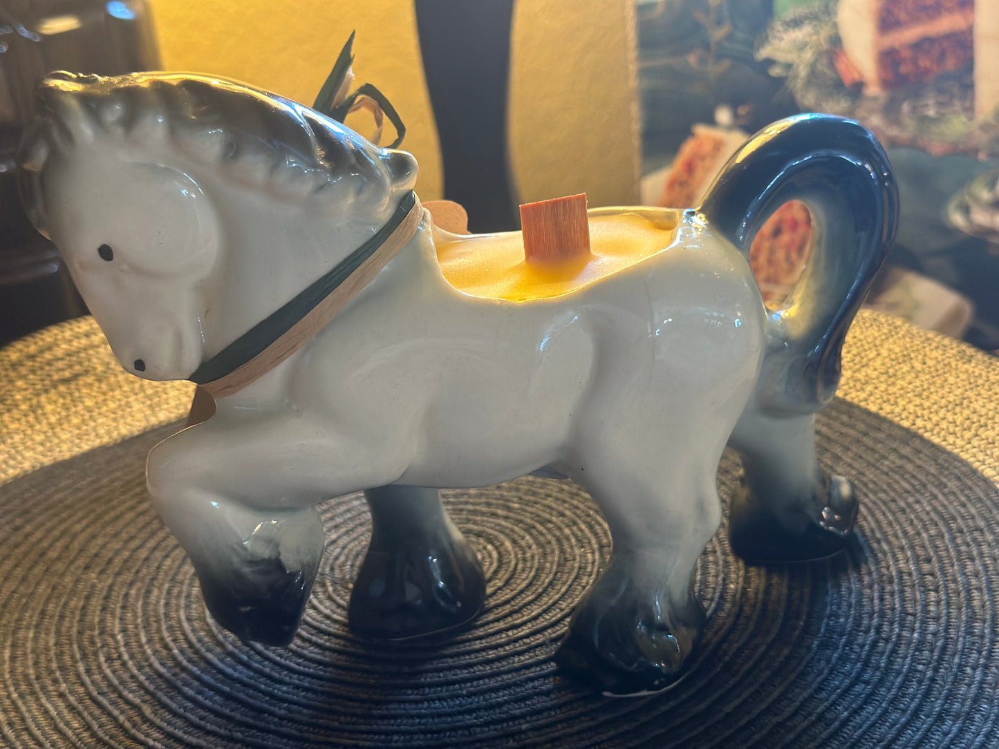 Vintage Mid-Century Proud Little Draft Horse