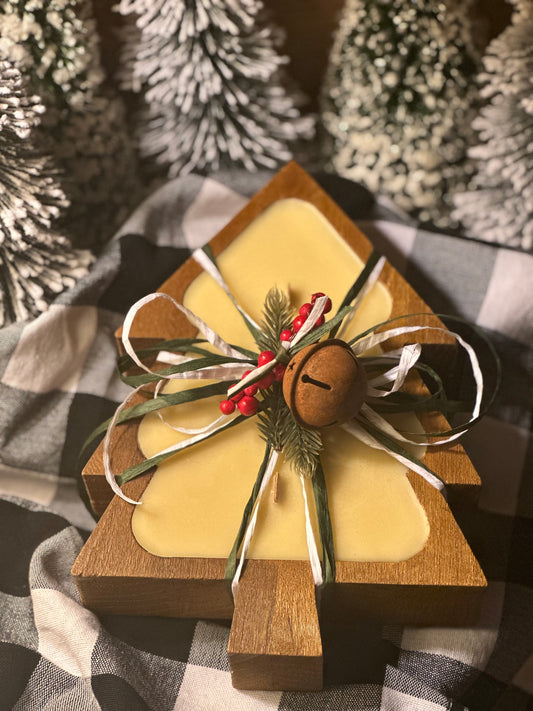 Wooden Tree Candle