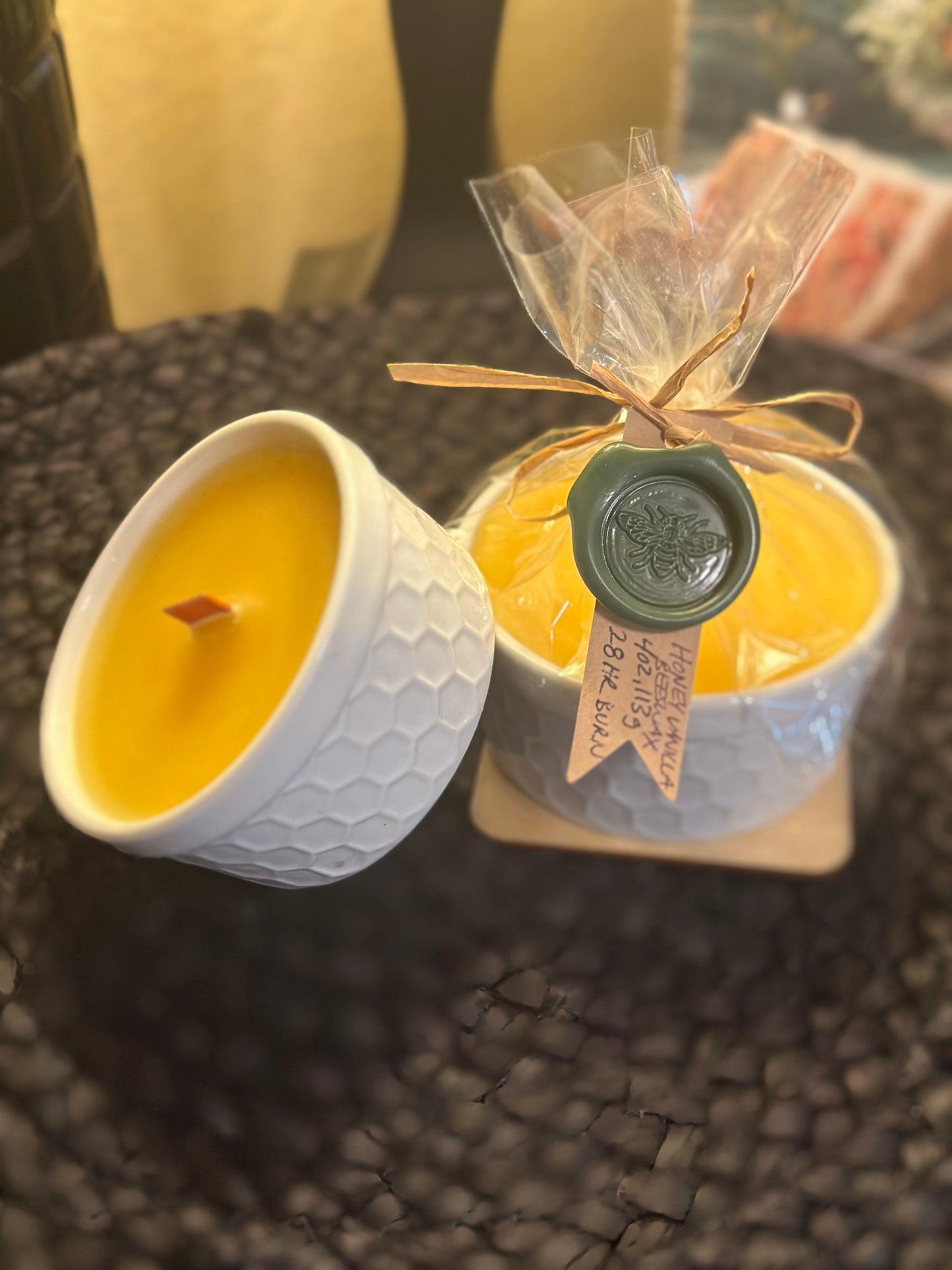 Honey Vanilla Honeycomb Candle