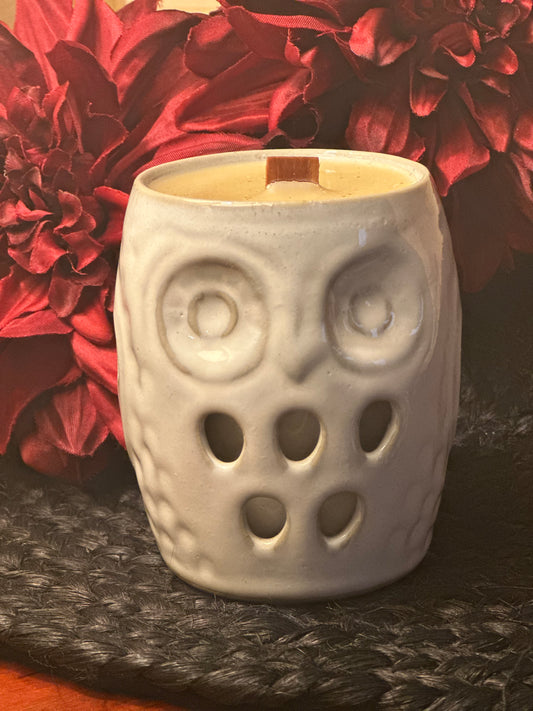 Vintage 90’s Owl Candle