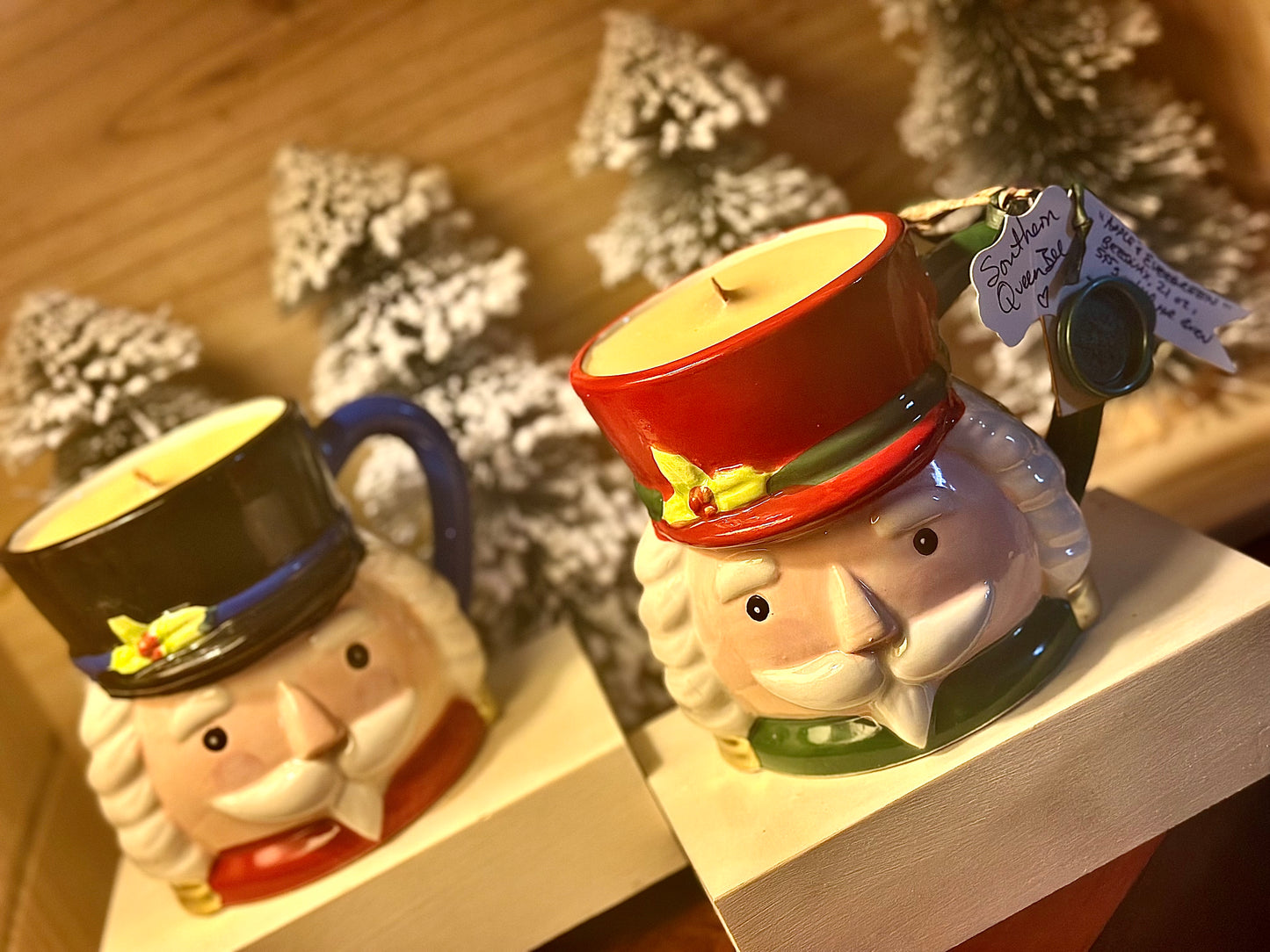 Nutcracker Mug Candle