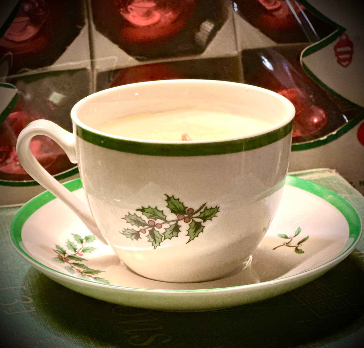 Spode Christmas Teacup Candle