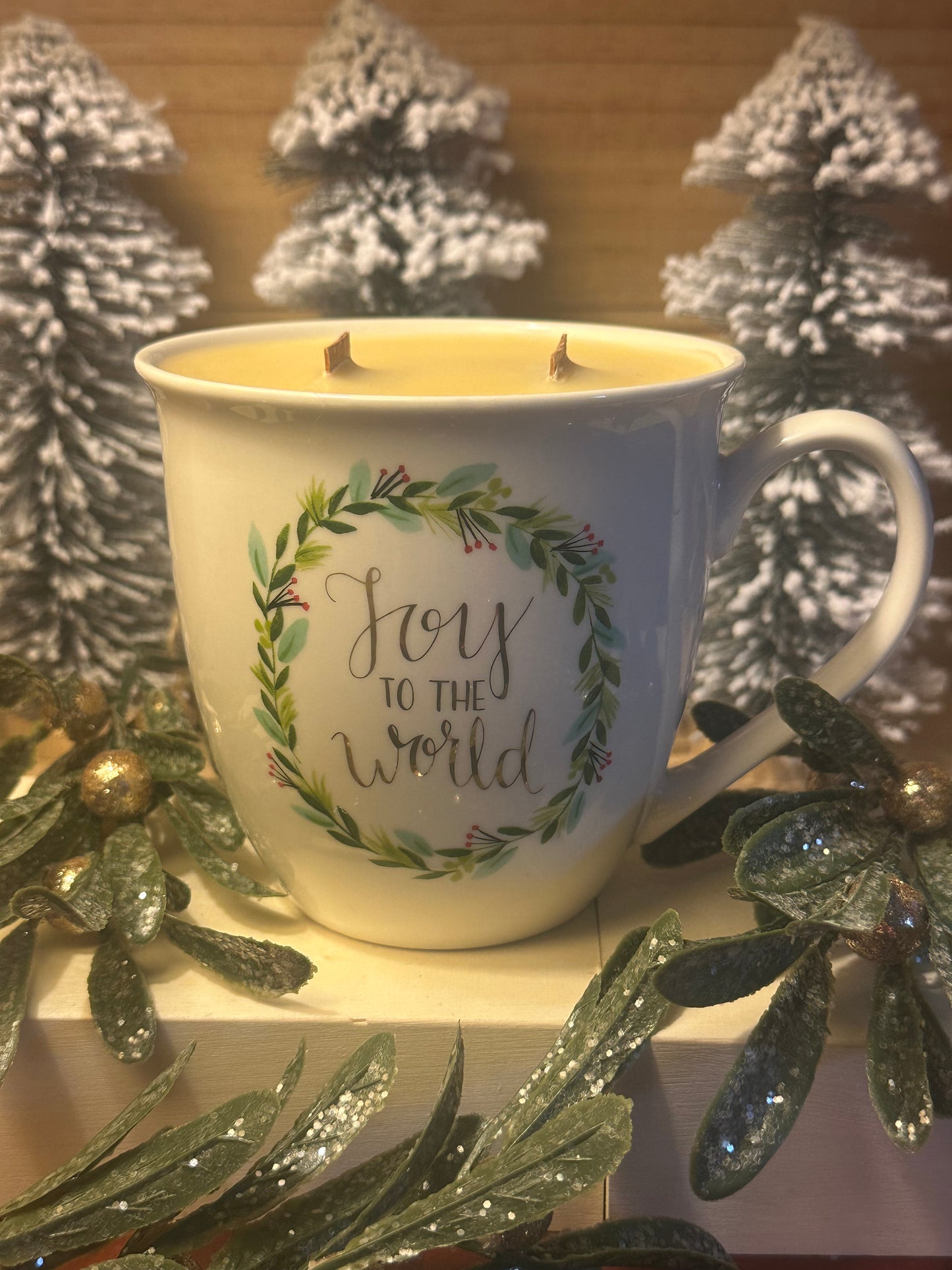 “Joy To The World” Candle Mug