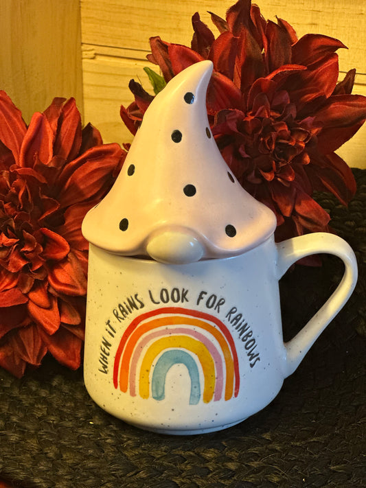 Rainbow-Gnome Candle