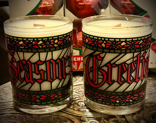 Season’s Greetings Beeswax Candle