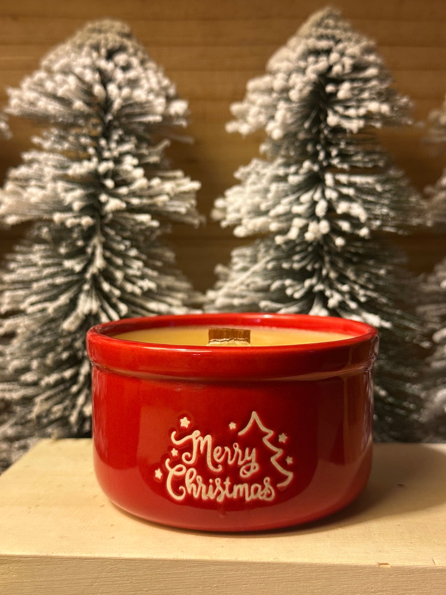 “Merry Christmas” Ramiken Candle